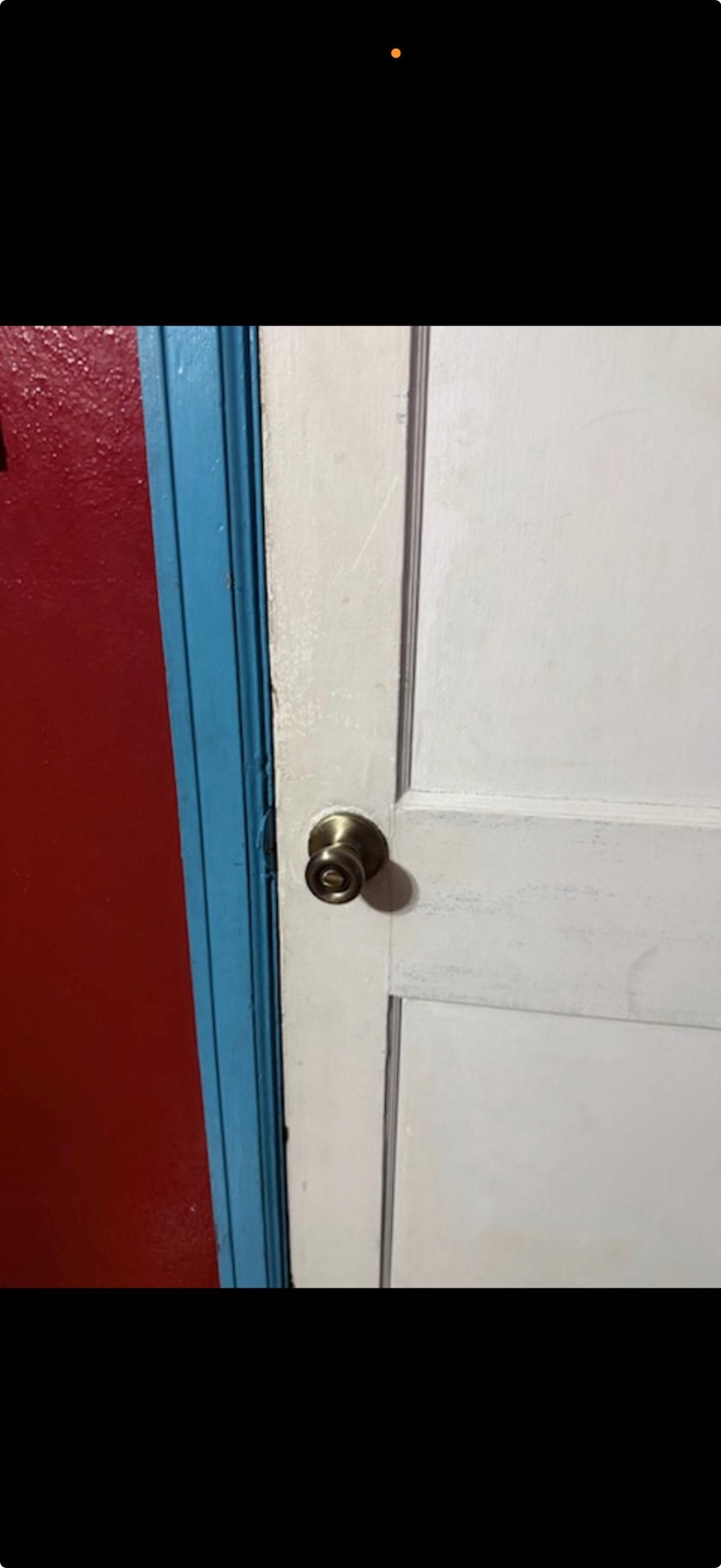 Door after cleaning service
