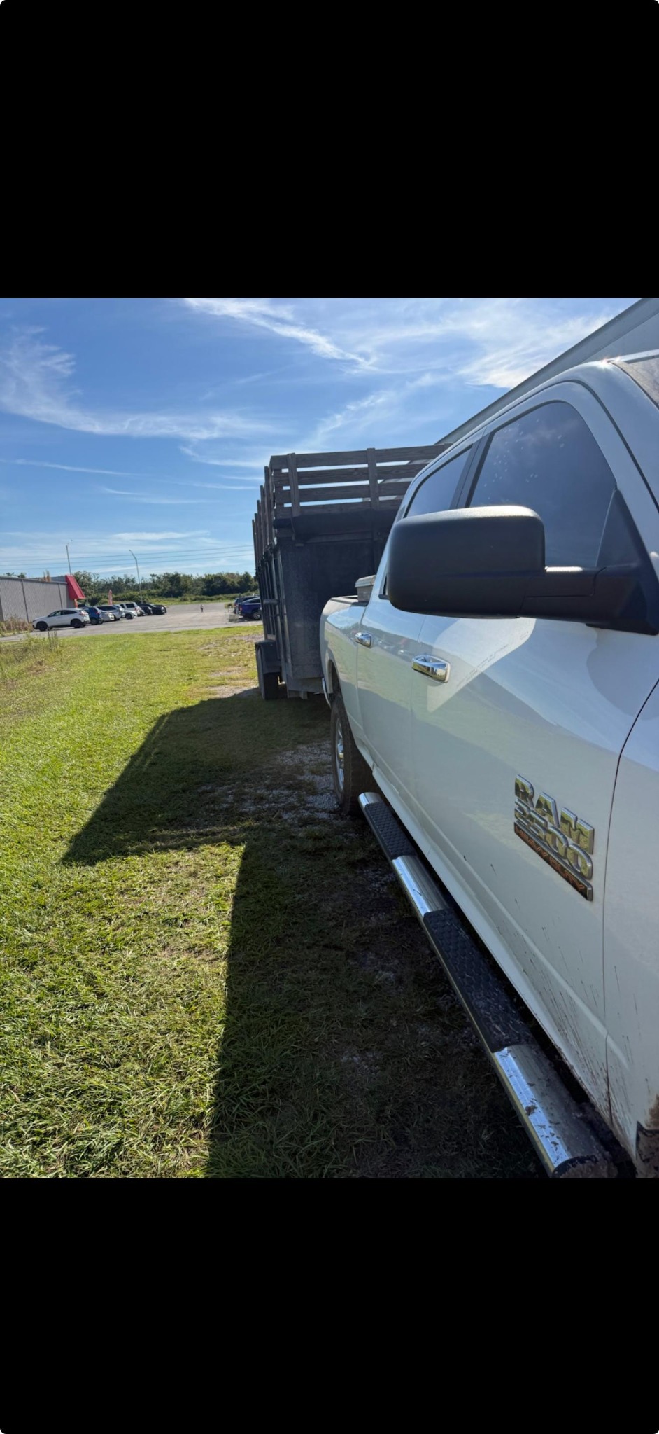 Junk removal truck and trailer